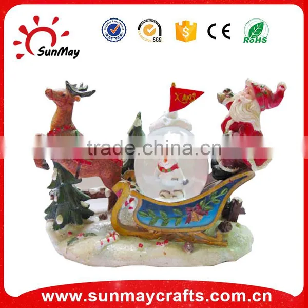 Christmas Santa Plastic Snow Globe photo-3