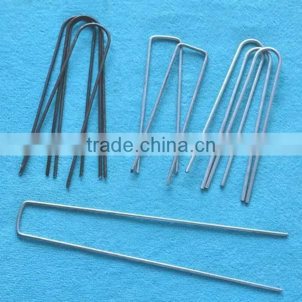 Landscape Staples Fabric Weed Sod Pin Stakes photo-4