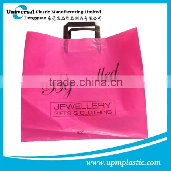 Eco-friendly Disposable Degradable Soft Loop Flexiloop Handle Plastic Shopping Bag photo-3