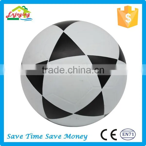 Advertising Glossy 32 Panels Black and White Mirror Football Soccer Ball for Toys photo-4