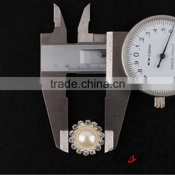 20mm Factory Wholesale Alloy Pearl Buckle for Flower photo-4