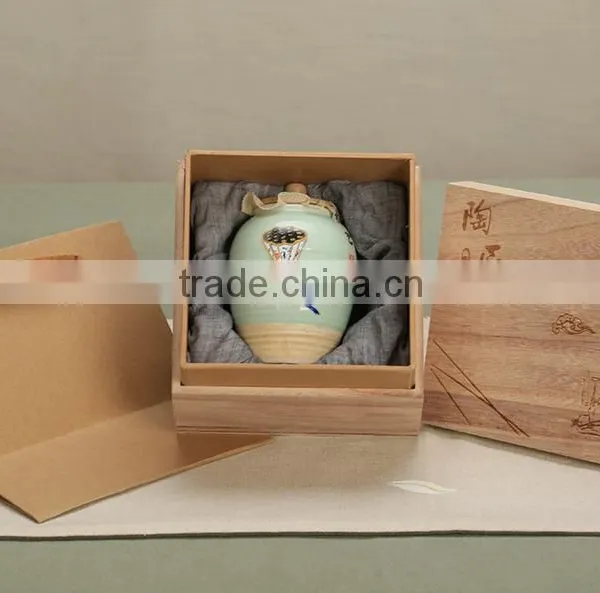 New Gift Suit/packing Tea Set Includes Wooden Box and Ceramic Cups/pots for Wholesale photo-2