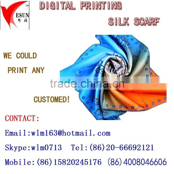 Sublimation Printing Silk Scraf photo-6