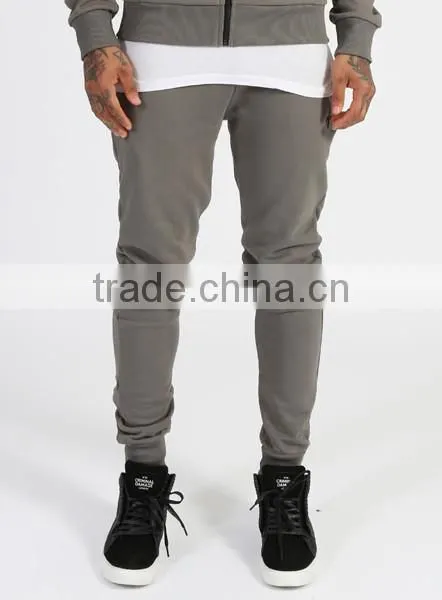 Cotton Fleece Tracksuit Slim Fit Tracksuit Gym Tracksuit Custom photo-3