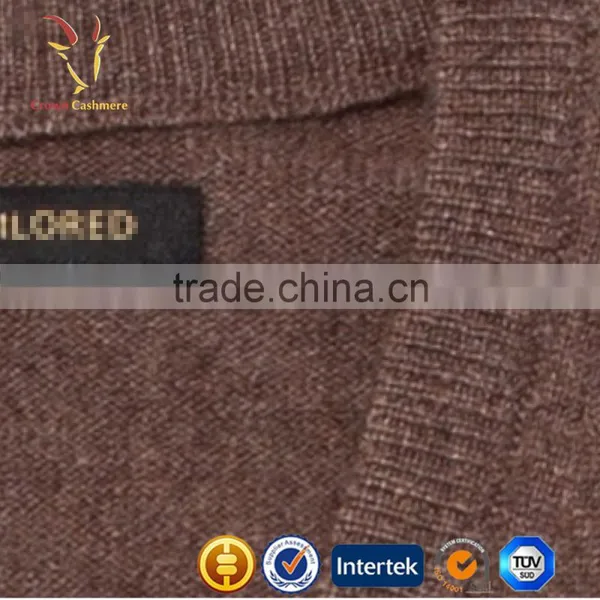 V Neck Luxury Men Pure Cashmere Sweaters, Autumn Knitwear photo-5