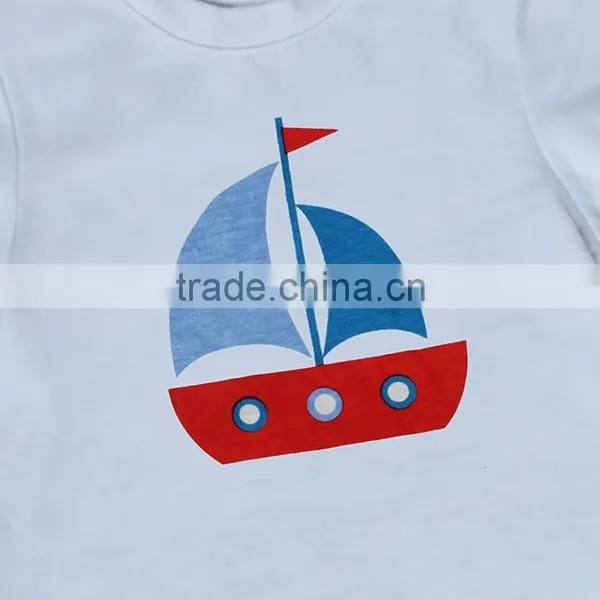 Plain White Design Baby Boy Tops Baby Cute T-shirts photo-4