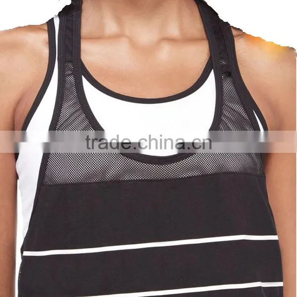 Last Design Printed Muscle Wholesale Body Building Wear TankTop Women Fitness photo-4
