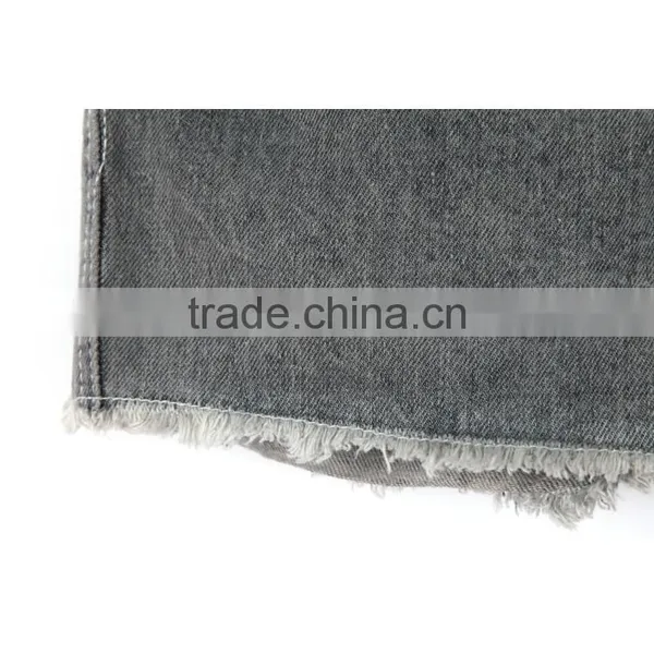 100% Cotton Ripped Frayed Design Contrast Color Fancy Kids Jeans Leisure Latest Boys Ripped Fashion Jeans photo-5