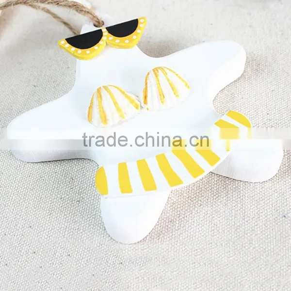 Sex Bikini Wooden Starfish Hangings Decorative Wall Hanging Art And Craft photo-5