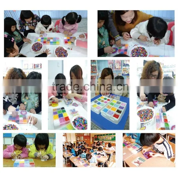 2400Pcs 24 Color Hama Beads 5MM Perler Beads DIY Creative Puzzles Tangram Jigsaw Board Educational Baby Kid Toys Gifts photo-5