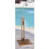 Wood Outdoor Shower