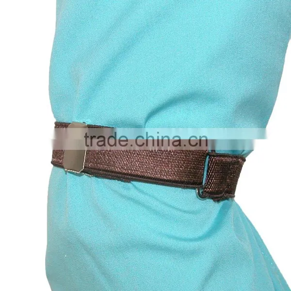 Shirt Sleeve Garter Cuffs Arm Band Elastic Solid Color Adjustable Armband Sleeve Garter photo-6