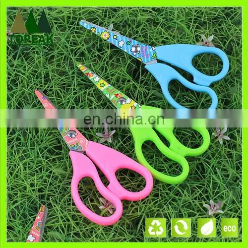 5'' lovely colorful handle student scissors /office scissors