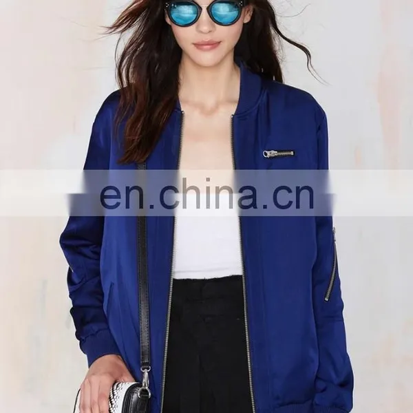 Latest Fashion Woman Jacket Custom Bomber Jacket for Women Wholesale photo-2