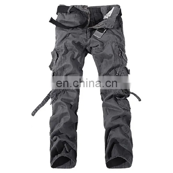 Winter Good Quality Fashion Outdoor Causal Loose Washing Cotton Multicolor Wholesale Pocket Cargo Pants Manufacturer photo-4