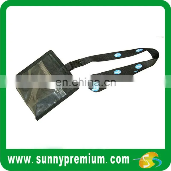 Polyester Card Holder With Lanyard