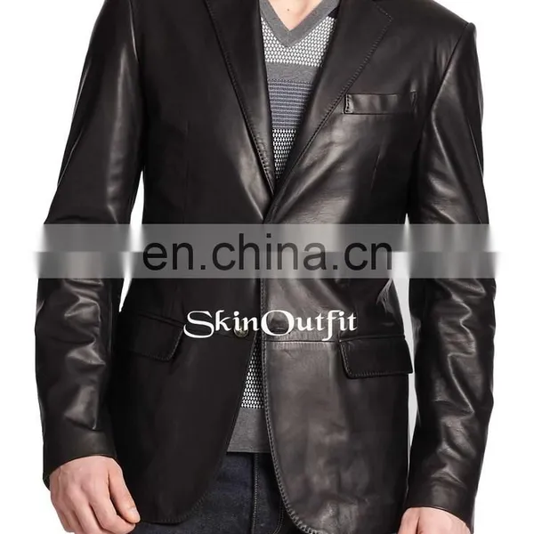 Mens Leather Blazers