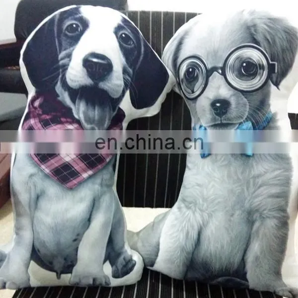2016 Fashion Cheap Plush 3d Printing Home Decorative Dog Pillow photo-4