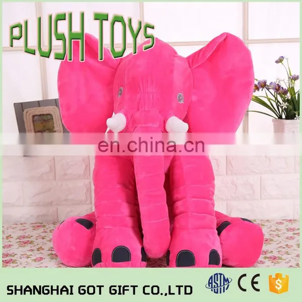 Large Long Nose Elephant Sleep Pillow Baby Plush Toy Lumbar Cushion Doll 50*60cm photo-6