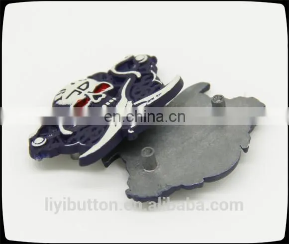 Decoration Painted Color Metal Garment Label, Nice Quality With OX-head Logo Zinc Alloy Garment Label photo-5