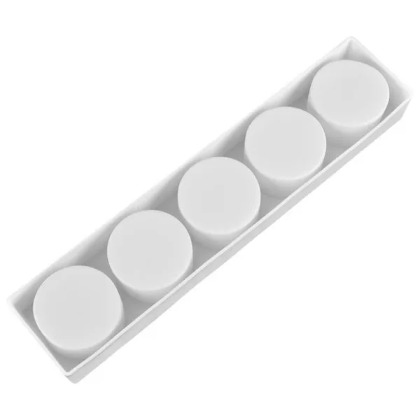 Free Sample Food Grade Heat Resistant Nontoxic Silicone Cake Mold Baking Mousse Pudding Mold Tool 5holes photo-3