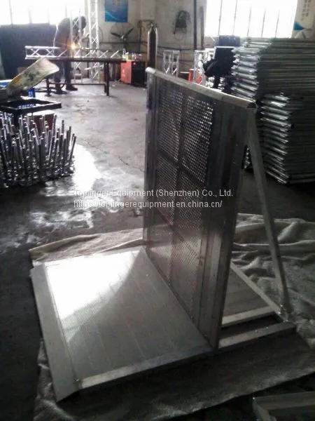 Fencing Cover System Barriers Barricades Crowd Control Stage Barrier Rope Mojo Steel Aluminum Concert Barricade For Sale photo-2