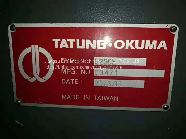 Tatung Okuma L250E CNC Slant Lathe photo-2