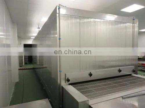IQF Quick Freezing Sea Cucumber / Seafood Frozen Machinery / Blast Freezer Tunnel Machine photo-5