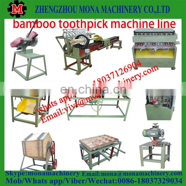 Bamboo Wood Sticks Chopsticks Incense Toothpick Making Machine photo-3