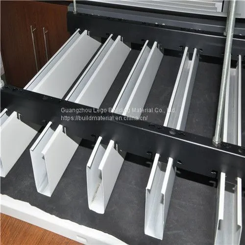 Pedestrian Bridge Concave Aluminum Square Pass Stone Pattern photo-3