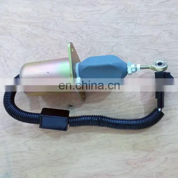 Genuine DCEC 6CT Diesel Engine Part 3977620 24V Fuel Shutoff Solenoid Switch photo-3