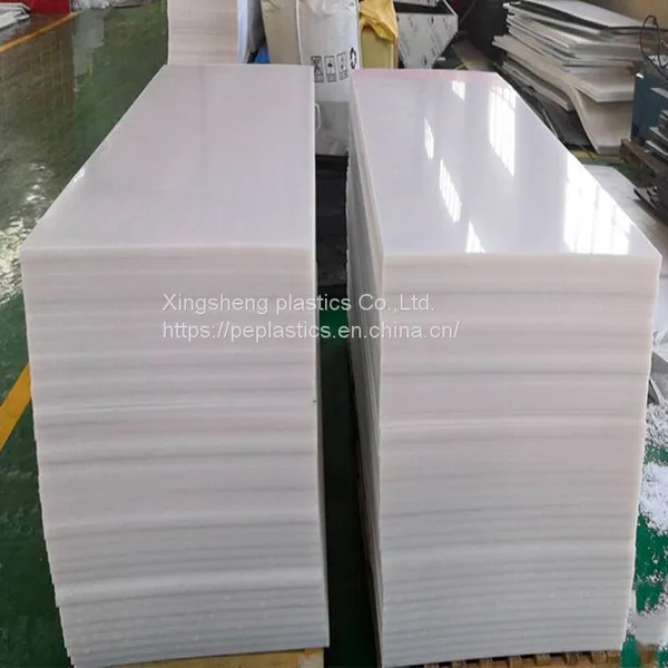 White and Black Color Uhmwpe Pe1000 Plastic Plate Cut to Size photo-2