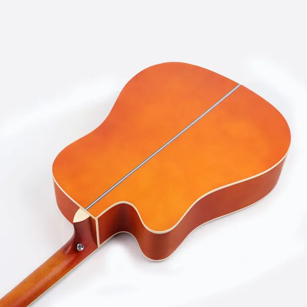Acoustic Guitar 41 Inch Dreadnought Wholesale HS-4140 Caravan Music Basswood Guitar Export photo-4