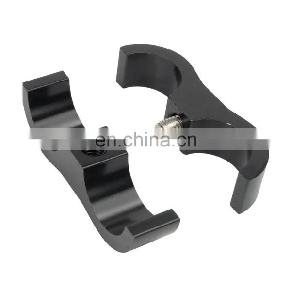 AN6 AN8 AN10 Billet Aluminum Anodized Black Braided Hose Separator Clamp Fuel Line Divider Clamp photo-4