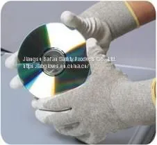Hand Protective ESD PU Palm Coated Glovess photo-2