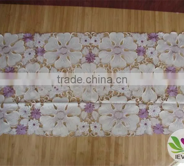 100% Cotton Damask Tablecloth Hemstitch Table Cloth Luxurious Tablecloth Pink Fancy Tablecloth photo-4