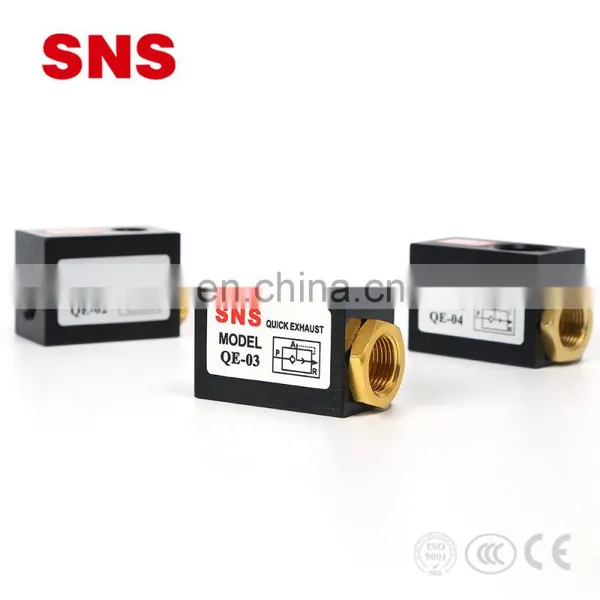 SNS QE/VQE Series Industrial High Quality Aluminum Alloy Air Quick Exhaust Valve photo-4