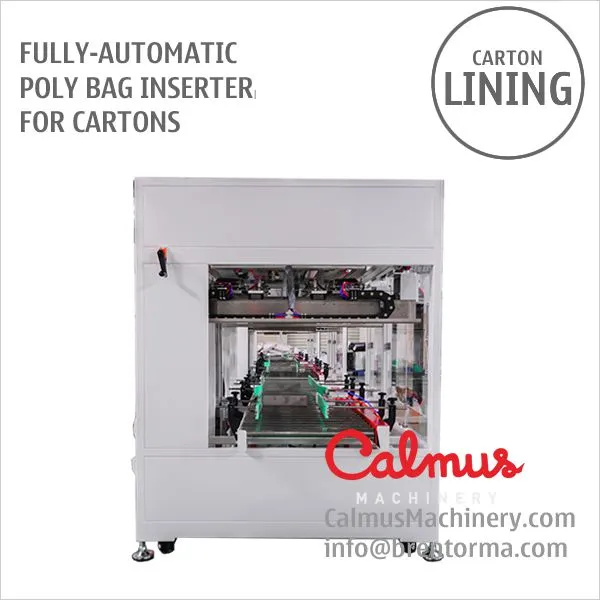 Poly Bag Inserter for Placing Liner in Carton photo-2
