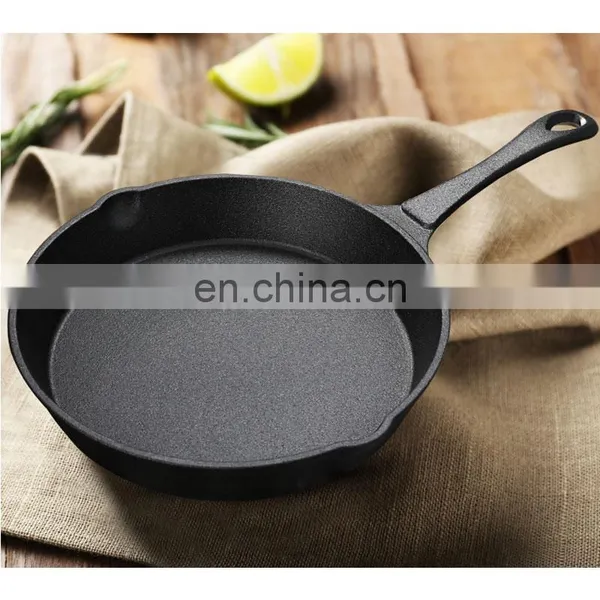 Cast Iron Pan Household Frying Uncoated Non-stick Cast Iron Steak Pancake Pan Gas Universal photo-4