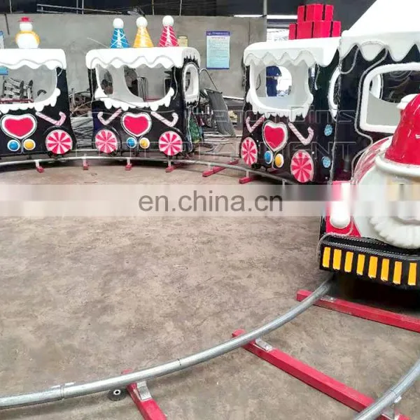 Amusement Park Kids Attractions Rides 14 Person Christmas Train photo-2
