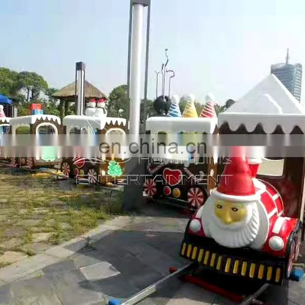 Christmas Amusement Rides Train on Track Electric for Sale photo-5