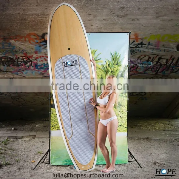 Epoxy Surfboard Bamboo Sup Paddle Board / Fiberglass Bamboo Paddle Board photo-3