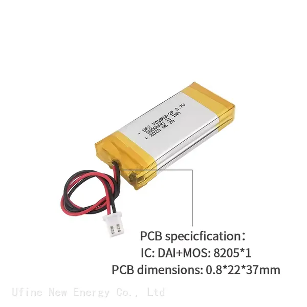 Li Ion Cell Manufacturing Lithium Battery Electronic Wind Instrument UFX 702863-2P 3000mAh 3.7V Best Lithium Batteries photo-3