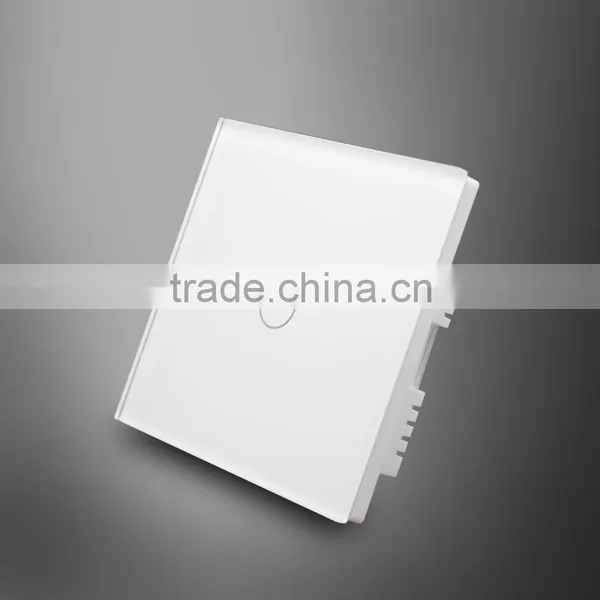 2 Gang Glass Panel Touch Light Switch 110-250v AC EU/UK photo-2