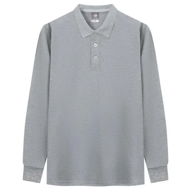 Customized Men Polo Shirt Short/Long Sleeves With Elastic Cuffs, Anti-flaking Reinforced Seams at Shoulders and Back Neckline With UV Protection photo-5