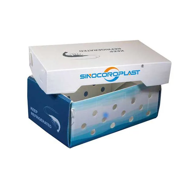Customized Cold Chain PP Corrugated Box for Seafood Industry