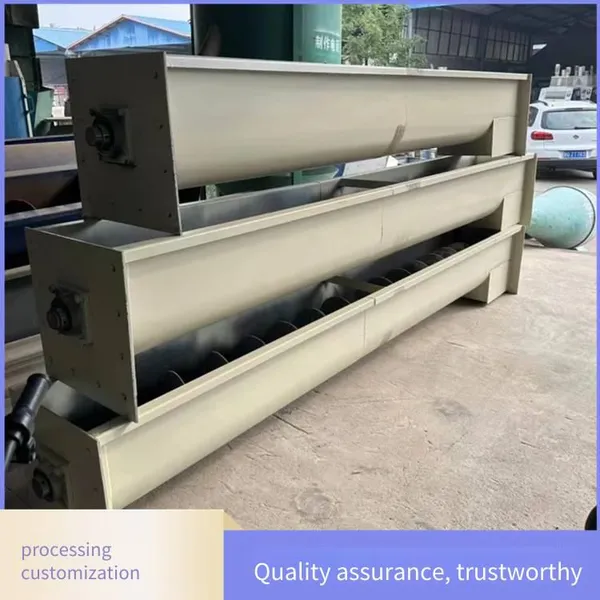 Flour Shaftless Steel Tube Screw Elevator, 4-meter Stainless Steel Screw Feeder, Carbon Steel Pig Feed Conveyor photo-3