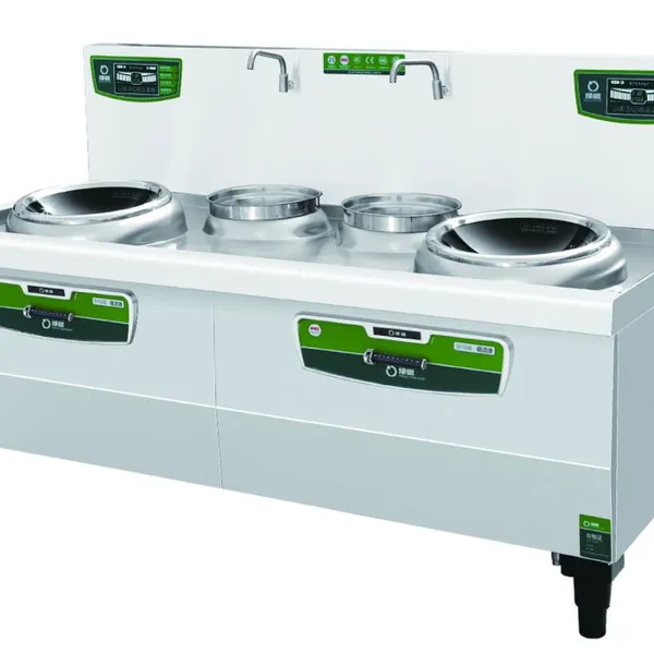 Green Induction Cooker Single Wok Single Warmer, Single Large Pot photo-5