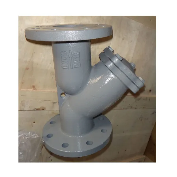 Industrial ANSI Cast Iron Basket Strainer Water Pipeline Filter