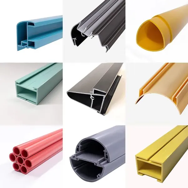 Custom Extruded Plastic Profile PVC ABS PP PE Industrial Extrusion Plastic Section Bar for Construction Furniture Hardware